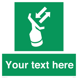 Custom sign safe condition Search and rescue transponder